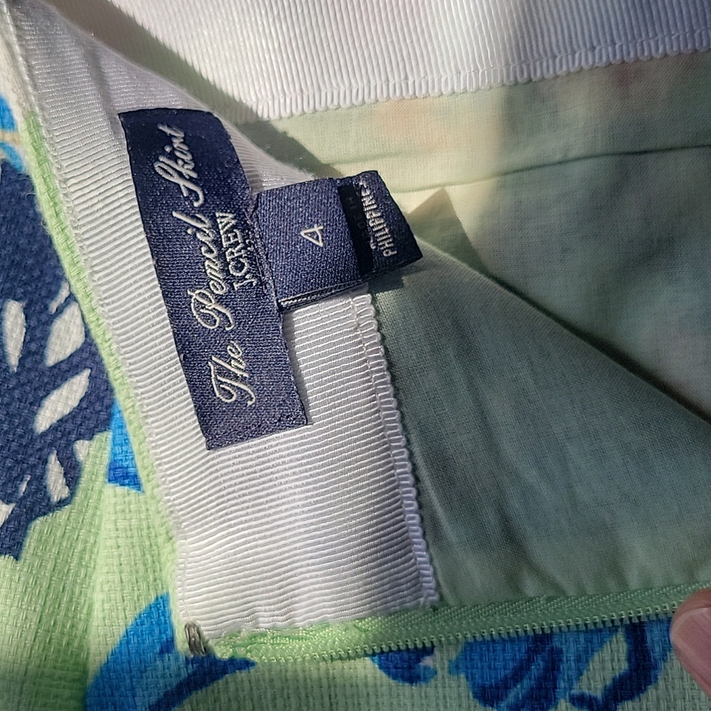 J. Crew Floral Pencil Skirt in Mint, Blue, Navy & Coral - Picture 4 of 6